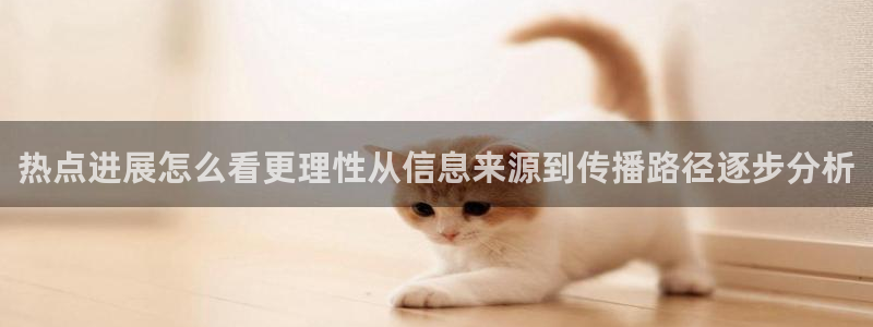 51吃瓜莫里秀:热点进展怎么看更理性从信息来源到传播路径逐步分析