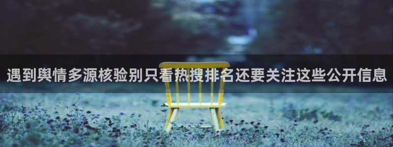 五一吃瓜网站:遇到舆情多源核验别只看热搜排名还要关注这些公开信息